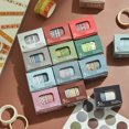 thumbnail image 5 of 15 Rolls Pattern Tape Decor Tapes DIY Wrapping Paper Tapes for Crafts Scrapbook, Holiday Cards Decor, 5 of 5