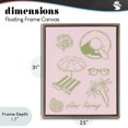 thumbnail image 4 of Stupell Industries Coastal Slow Beach Living Brown Floating Frame Canvas Art, 25 x 31, by The Prints Vibe, 4 of 8