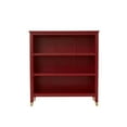 thumbnail image 4 of Greener Valley 3 Shelf Wide Bookcase - Red, 4 of 6