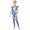 Blue, variant on Kids Boys Girls Alien Robot Astronaut Space Cadet Fly Sleeve Metallic Shiny Jumpsuit for Theme Party Carnival Silver 6