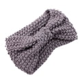 thumbnail image 2 of Bandeau Gris Femme Adulte Crochet Bandeau Solide Chaud Bandeau Crocheté, 2 of 3