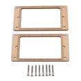 thumbnail image 1 of Milaget 2Pcs Guitar Pickup Frame Mounting s With Screws, Made Of Maple Wood, 1 of 9