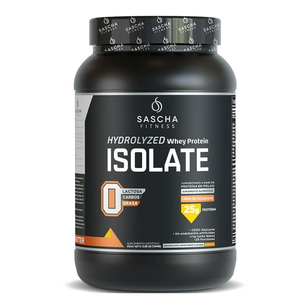 Sascha Fitness Polvo de proteína sabor Crema de Cacahuate Sascha Fitness Fitness Town SFPB2LB