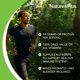 thumbnail image 4 of Natures Plus SPIRU-TEIN, Chocolate - 1.05 lb - Plant-Based Protein Shake - Non-GMO, Vegetarian, Gluten Free - 17 Total Servings, 4 of 5