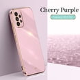thumbnail image 1 of Funda de teléfono de silicona enchapada de Color sólido para Samsung Galaxy A13, A23, A33, A53, A73, A14, A34, A54, A04, A04E, A24, 4G, 5G, funda cuadrada suave xuanjing  unisex, 1 of 2