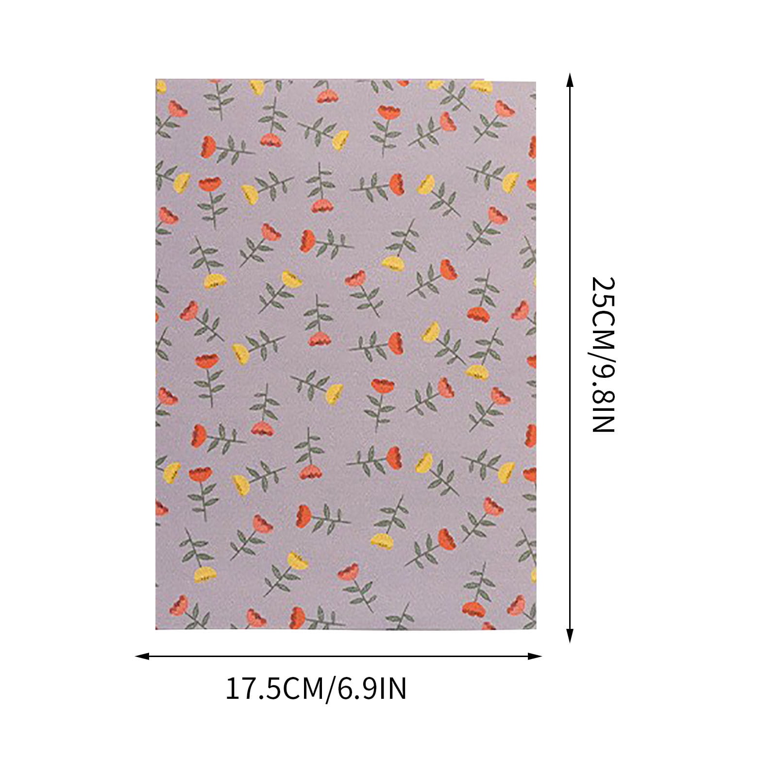 Lksixu Stationary Paper with Envelopes, 40 Sheets Letter Writing Paper with 20 Matching Envelopes and Stickers, 150GSM Heavy Weight Floral Style Stationary Writing Paper Cute Greeting Paper(7"x10")