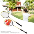 thumbnail image 3 of Sport Badminton Racket Durable Aluminium Alloy Battledore With Carry Bag for Family Entertainment, 3 of 7