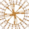 thumbnail image 3 of Fredrick Ramond Fr41636 Azalea 12 Light 36" Wide Chandelier - Brass, 3 of 7