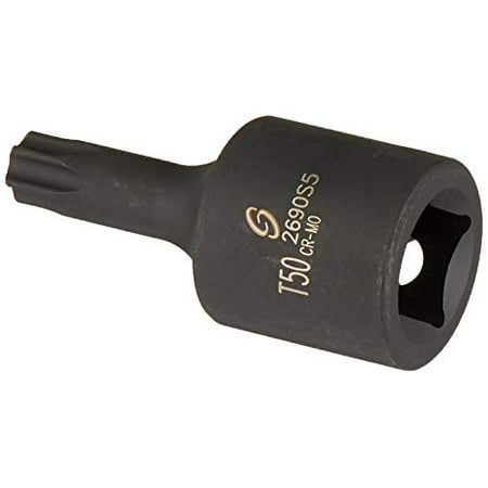 

Sunex Tools 2690S5 - 1/2 Drive T50 Internal Star Impact Socket