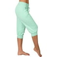 thumbnail image 6 of FAIWAD Capri Pants for Women Summer Drawstring Causal Yoga Joggers Cinch Bottom Baggy Workout Pants with Pockets, 6 of 8