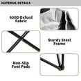 thumbnail image 6 of Double Folding Camping Loveseat Chair with Cup Holders for Outdoor Sports and Fishing, 6 of 8