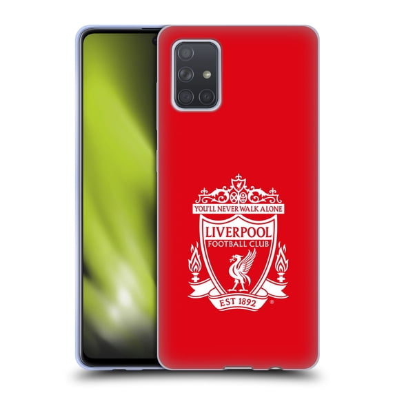 Head Case Designs Officially Licensed Liverpool Football Club Crest 1 Red 2 Soft Gel Case Compatible with Samsung Galaxy A71 (2019)