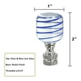 thumbnail image 2 of Aspen Creative 62132, Three-Light Metal Bathroom Vanity Wall Light Fixture, 21 1/4" Wide, Transitional Design in Chrome with Frosted Glass Shade, 2 of 6
