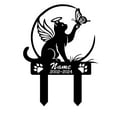 thumbnail image 5 of Custom Cat Memorial Stake, Cat Grave Marker, Garden Decor, Cat with Butterfly Stake, Cat Loss Gift, Cat Memorial Gift, Sympathy, 5 of 6