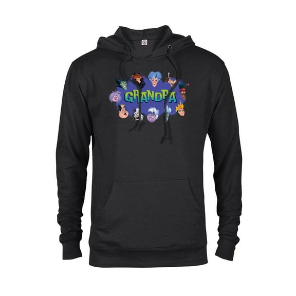 Disney Villain Squad Family Trip Vacation Reunion Grandpa - Pullover Hoodie for Adults - Customized-Black