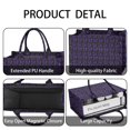 thumbnail image 4 of Large Capacity Tote Bag,Purple Butterfly Pattern Handbag Fashion Luxury Tote Bag,15.7"x13"x 5.1" Inches,Laptop Compatible, 4 of 6