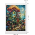thumbnail image 2 of Diamond Art Kits for Adults, Color Mushroom CottageDiamond Painting Kits for Beginners, Frameless Round 5D Full Drill Diamonds Art Gem Art Crafts Home Decor Gifts, 2 of 8