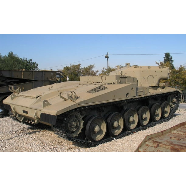 Print Israeli Merkava MBT prototype (based on Centurion tank chassis) in Yad la-Shiryon Stretched Canvas 10 x 14 - Walmart.com