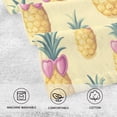 thumbnail image 5 of Yayeee 100% Cotton Hand Towels for Bathroom 16" x 28" Soft Absorbent Kitchen Towel, Pineapple Love, 5 of 7