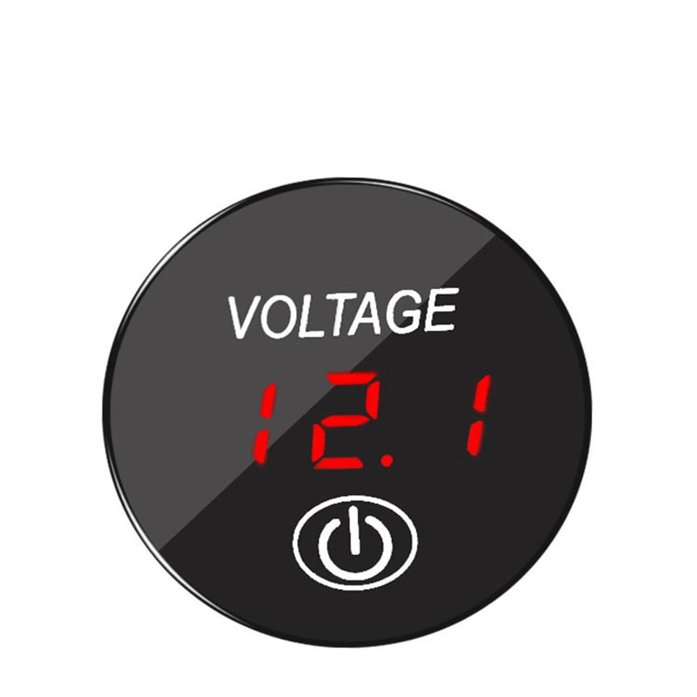 DC 12V-24V Car Motorcycle LED Panel Digital Voltage Meter Display Voltmeter new