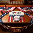 thumbnail image 5 of Beautynvta 4th of July Placemats, Stars and Stripes Patriotic Placemats, Red White Blue Heat-Resistant Washable Table Mat for Kitchen Dining Table Decor, 16.5x12.6 Inch, 5 of 6