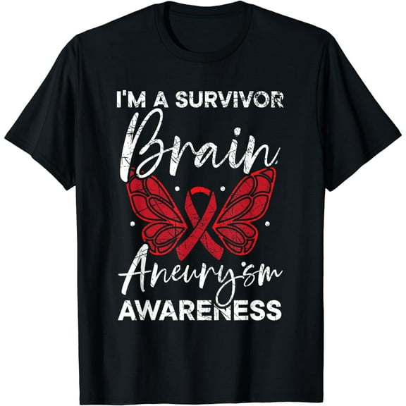 Brain Aneurysm Survivor Medical Condition Aneurysm Awareness T-Shirt