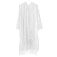 thumbnail image 2 of CHENge Elegant Lace Beach Cover Up for Women, Bathing Suit Cover Up, V-Neck Swimsuit Coverup for Poolside, Seaside and Party, 2 of 6