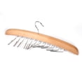 thumbnail image 4 of Percha de madera dura para bufandas y cinturones para guardarropas Organizador de armario eficiente, 4 of 8