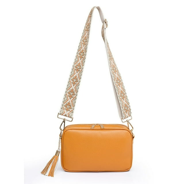 Fashion Satchels Bag Solid Color Sling Shoulder Purse Square for Shopping Travel