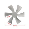 thumbnail image 3 of Phyun 2Pcs 6 Inch Replacement White Vent Fan Blades For Rv Bathroom Vent Fan, 3 of 5