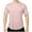 Pink, variant on Xunlbb Mens Shirts Short Sleeve T Shirts, Men's Casual And Fashionable Solid Color V Neck Short Sleeved Sports And Fitness Training Top on Clearance, Black XL