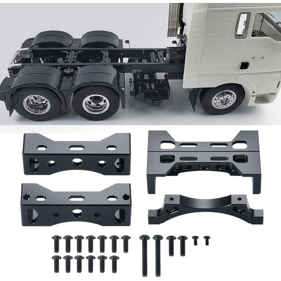 Aluminum Alloy Cross Beam Kit Upgrade Parts for 1/14 Tamiya RC Tractor Truck Trailer Man
