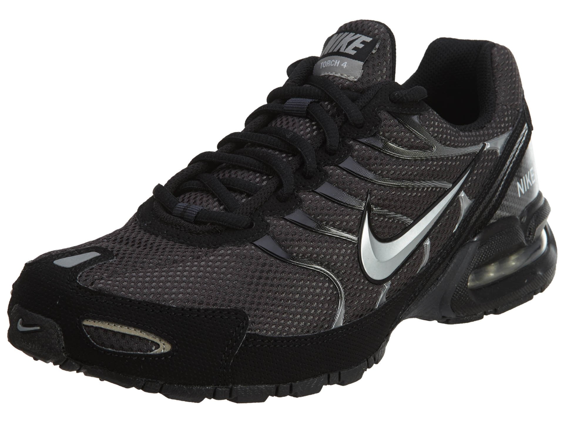 Descendencia hoy Rico Nike Men's Air Max Torch 4 Running Shoe #343846-002, Anthracite/Metallic  Silver-black, 9 D(M) US - Walmart.com