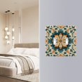 thumbnail image 5 of 3 Gang Switch Covers Retro Floral Pattern Light Wall Plate Home Faceplate Switch Plates 6.37”x4.48”, 5 of 8