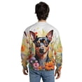 thumbnail image 5 of Welcome Spring Summer Miniature Pinscher Portrait Flower Blue Sky All Over Print 3D Sweatshirt Unisex Merch Mini Pin Dog Lover - 12001, 5 of 6