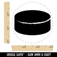 thumbnail image 2 of Ice Hockey Puck Sport Self-Inking Rubber Stamp Ink Stamper - Orange Ink - Small 3/4 Inch, 2 of 7
