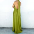 thumbnail image 5 of CIENVNSTG Formal Dresses for Women Satin Sexy Evening Dress Solid Blue Elegant Robe Festival Party Dresses Fashion Sleeveless Gala Dress Light Green S, 5 of 5