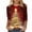 Wine, variant on Womens Christmas Tops Sparkly Christmas Tree Shirt 3/4 Sleeve Blouses for Women Casual Crewneck Basic Tee Shirts Holiday Tops