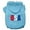 Baby Blue, variant on Pet Dog Cat Hoodie Screen Printed, "USA Star"