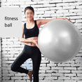 thumbnail image 3 of Balance Stability Ball, Yoga Ball with Pump-grey-75cm, 3 of 5