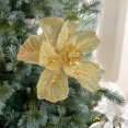 thumbnail image 1 of HOARBOEG Christmas Decorations Mesh Simulation Christmas Flowers Christmas Tree Wreath Decorations Suitable For Christmas Home Decoration, 1 of 6