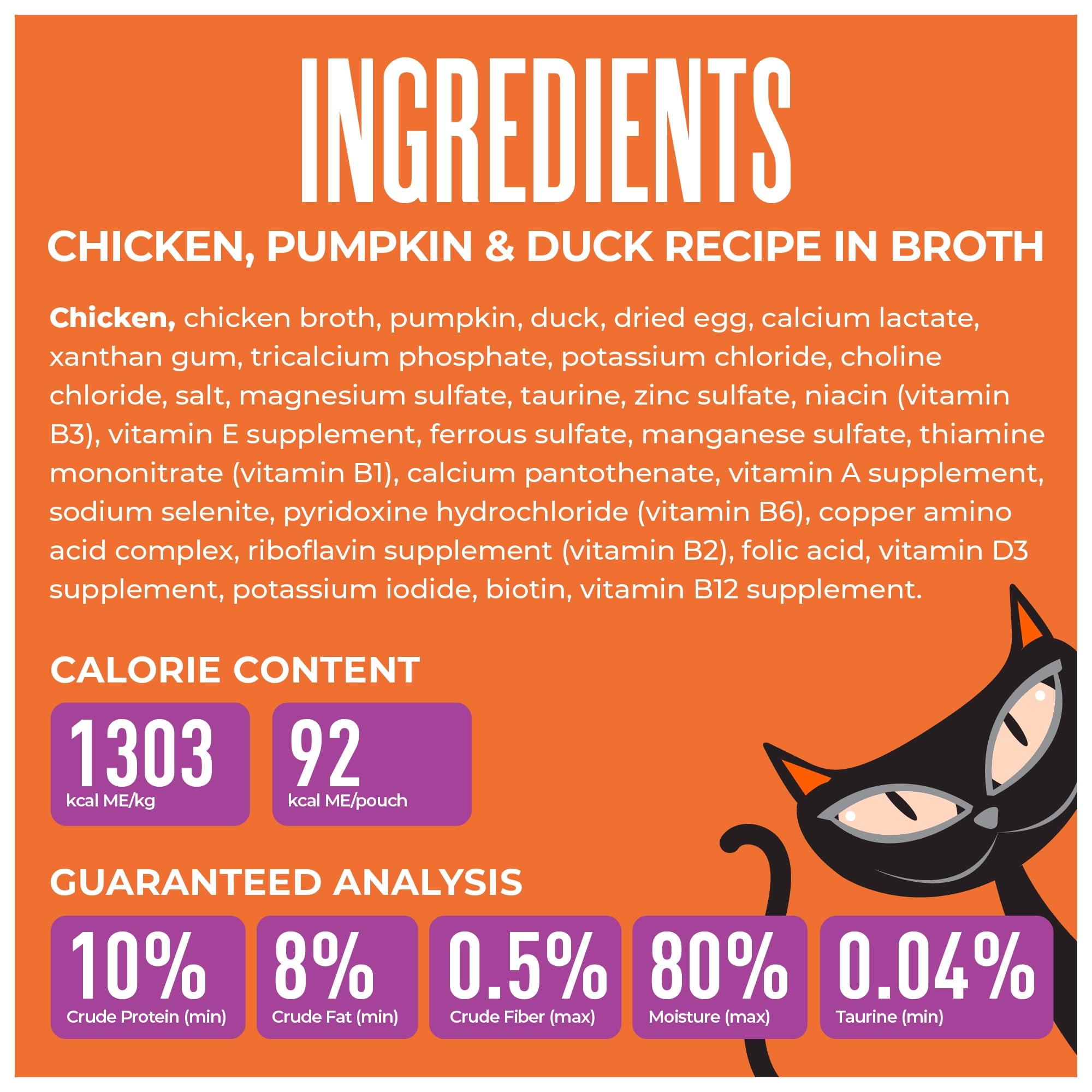 (2 pack) Tiki Cat Friends Mousse Chicken, Pumpkin & Duck Recipe in Broth, 2.5 oz. Pouch