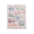 thumbnail image 1 of tredstone Stamp Word Scrapbooking DIY Craft Seal Word Decoration Handmade TPR Album Expression Accessory, 1 of 7