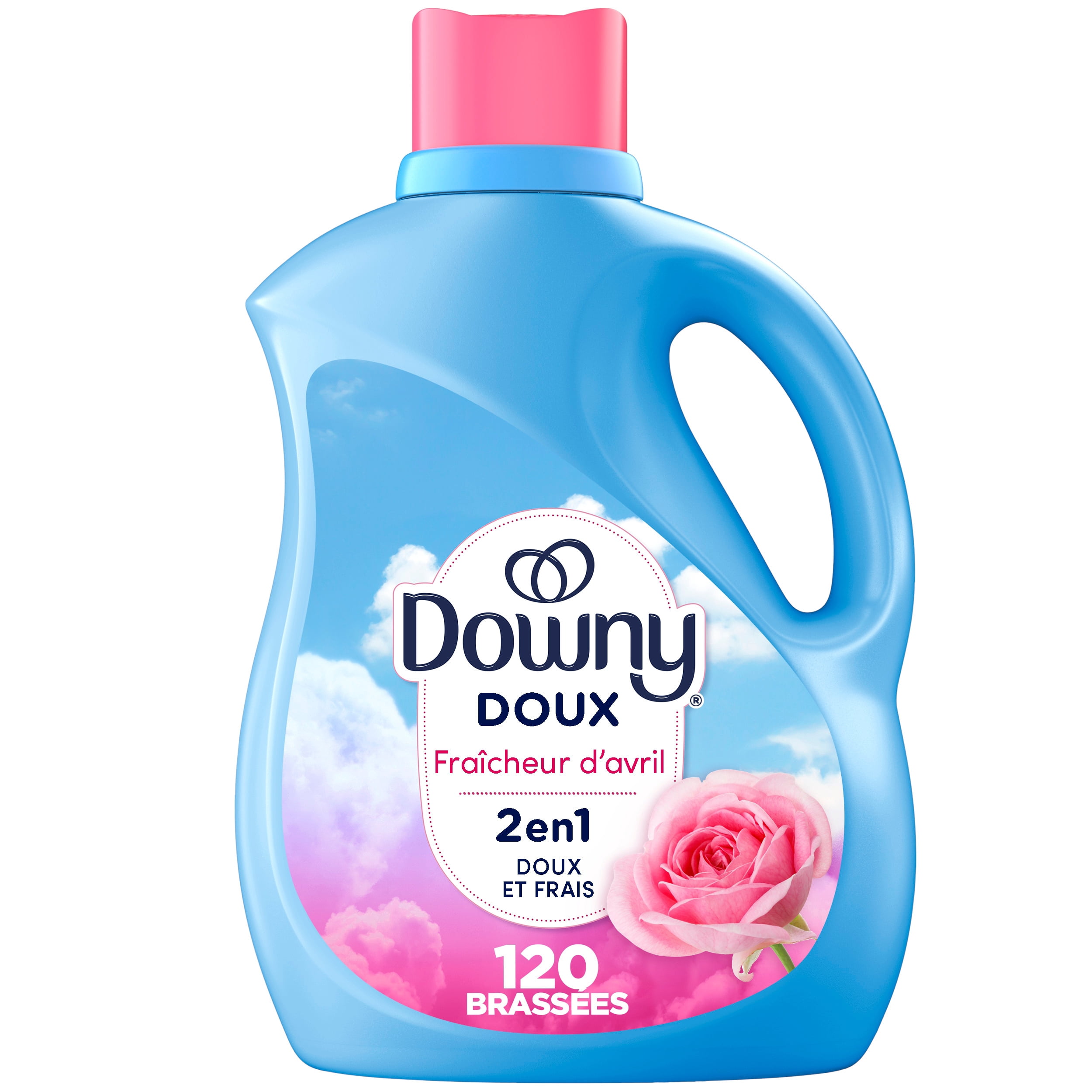 Assouplissant textile liquide Downy (adoucissant textile), parfum Fraîcheur d’avril