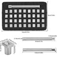 thumbnail image 5 of 36-Piece Metal Leather Stamping Tool Set with Printing Handle Stamps, 5 of 5