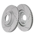 thumbnail image 7 of Detroit Axle - 12.60" inch Front Drilled and Slotted Disc Brake Rotors Ceramic Brakes Pads for 2019-2024 Mazda CX-5 2016-2023 CX-9, 7 of 7