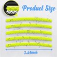 thumbnail image 2 of Anti Scratch Reflective Stickers,20 Pcs Car Wheel Decorative Stripe Stickers,Night Safety Warning Stickers for Motorcycles,Bicycles,Cars,Auto Decals Exterior Fluorescent Accessories,Green, 2 of 7
