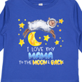 thumbnail image 4 of Inktastic I Love My Mama to the Moon and Back Cute Sheep Boys or Girls Long Sleeve Toddler T-Shirt, 4 of 5