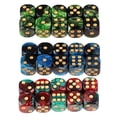 thumbnail image 1 of Dados de 6 caras,Juego de dados de juego de 6 caras,Juegos de dados para familias,Dados de seis caras 16 mm,Juego de dados de 16 mm,Mesa de juego de dados,Dados de juego de fiesta, 1 of 9
