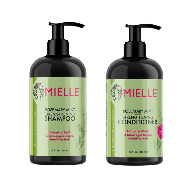 Set de productos para el cabello: champú y acondicionador Mielle Rosemary Mint